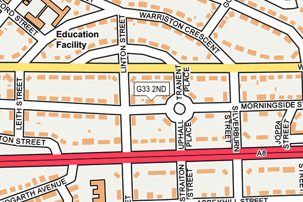 G33 2ND map - OS OpenMap – Local (Ordnance Survey) G33 2ND map - OS OpenMap – Local (Ordnance Survey)