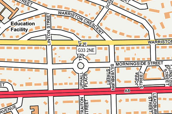 G33 2NE map - OS OpenMap – Local (Ordnance Survey) G33 2NE map - OS OpenMap – Local (Ordnance Survey)