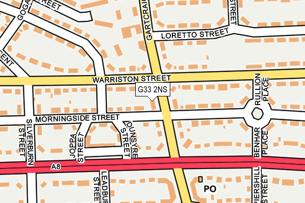 G33 2NS map - OS OpenMap – Local (Ordnance Survey) G33 2NS map - OS OpenMap – Local (Ordnance Survey)