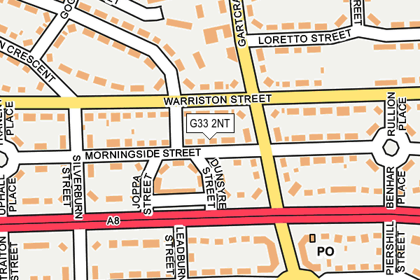 G33 2NT map - OS OpenMap – Local (Ordnance Survey) G33 2NT map - OS OpenMap – Local (Ordnance Survey)
