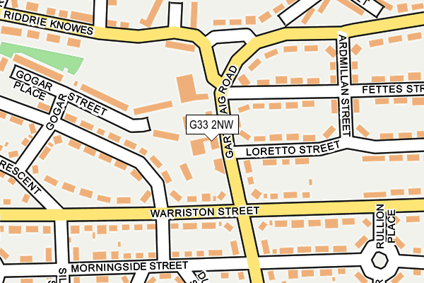 G33 2NW map - OS OpenMap – Local (Ordnance Survey) G33 2NW map - OS OpenMap – Local (Ordnance Survey)