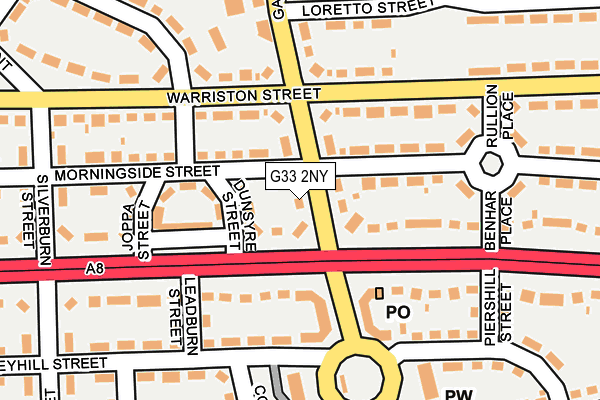 G33 2NY map - OS OpenMap – Local (Ordnance Survey) G33 2NY map - OS OpenMap – Local (Ordnance Survey)