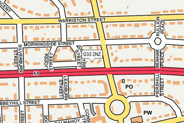 G33 2NZ map - OS OpenMap – Local (Ordnance Survey) G33 2NZ map - OS OpenMap – Local (Ordnance Survey)