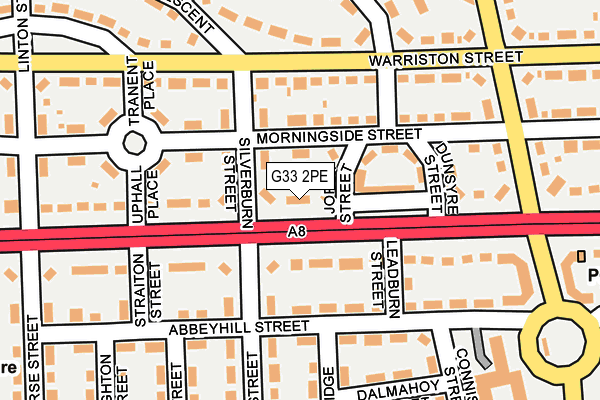 G33 2PE map - OS OpenMap – Local (Ordnance Survey) G33 2PE map - OS OpenMap – Local (Ordnance Survey)