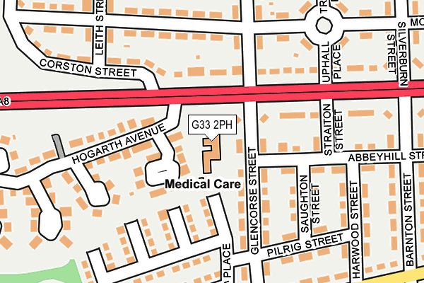 G33 2PH map - OS OpenMap – Local (Ordnance Survey) G33 2PH map - OS OpenMap – Local (Ordnance Survey)