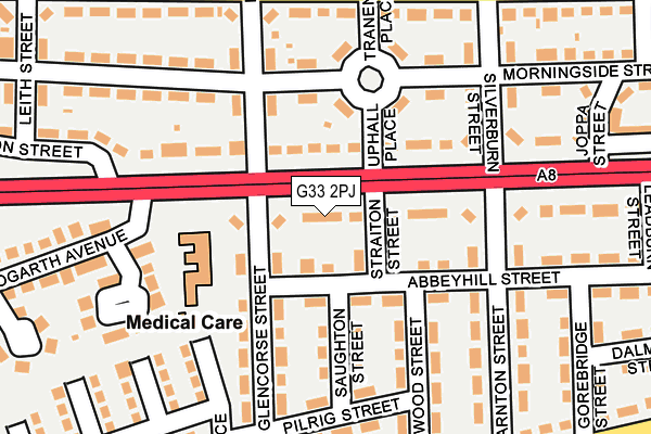 G33 2PJ map - OS OpenMap – Local (Ordnance Survey) G33 2PJ map - OS OpenMap – Local (Ordnance Survey)