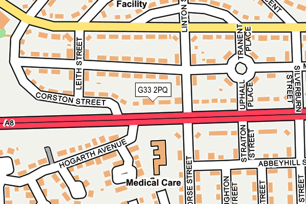 G33 2PQ map - OS OpenMap – Local (Ordnance Survey) G33 2PQ map - OS OpenMap – Local (Ordnance Survey)
