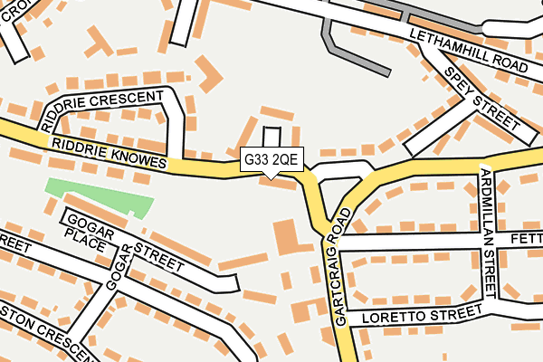 G33 2QE map - OS OpenMap – Local (Ordnance Survey) G33 2QE map - OS OpenMap – Local (Ordnance Survey)