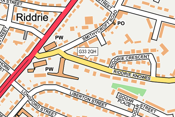 G33 2QH map - OS OpenMap – Local (Ordnance Survey) G33 2QH map - OS OpenMap – Local (Ordnance Survey)