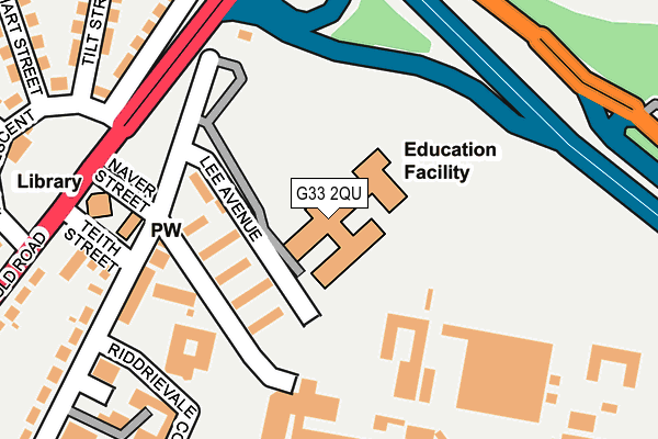 G33 2QU map - OS OpenMap – Local (Ordnance Survey) G33 2QU map - OS OpenMap – Local (Ordnance Survey)