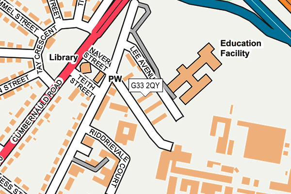 G33 2QY map - OS OpenMap – Local (Ordnance Survey) G33 2QY map - OS OpenMap – Local (Ordnance Survey)