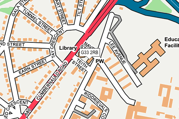 G33 2RB map - OS OpenMap – Local (Ordnance Survey) G33 2RB map - OS OpenMap – Local (Ordnance Survey)