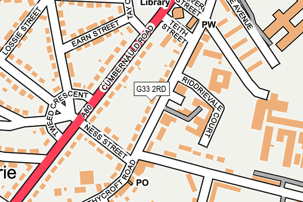 G33 2RD map - OS OpenMap – Local (Ordnance Survey) G33 2RD map - OS OpenMap – Local (Ordnance Survey)
