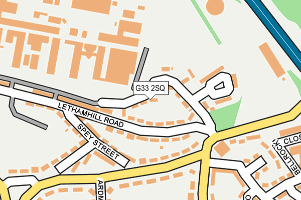 G33 2SQ map - OS OpenMap – Local (Ordnance Survey) G33 2SQ map - OS OpenMap – Local (Ordnance Survey)