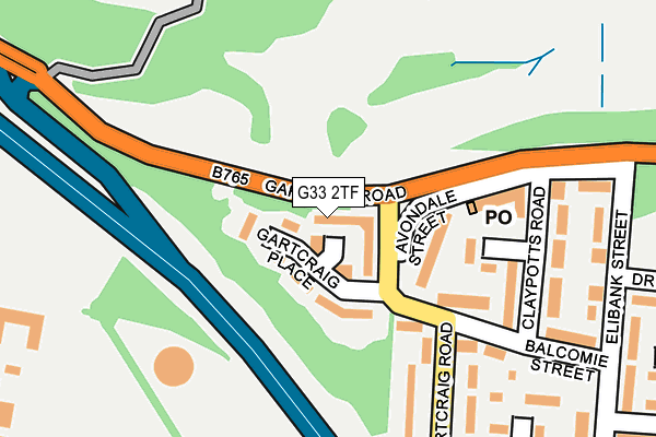 G33 2TF map - OS OpenMap – Local (Ordnance Survey) G33 2TF map - OS OpenMap – Local (Ordnance Survey)