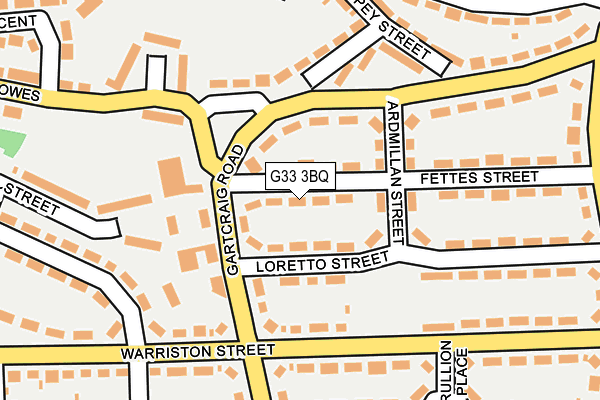 G33 3BQ map - OS OpenMap – Local (Ordnance Survey) G33 3BQ map - OS OpenMap – Local (Ordnance Survey)