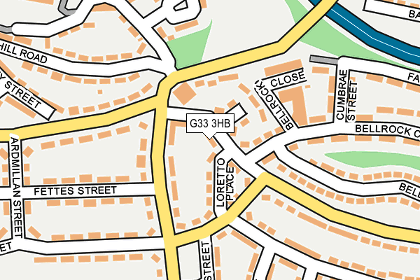 G33 3HB map - OS OpenMap – Local (Ordnance Survey) G33 3HB map - OS OpenMap – Local (Ordnance Survey)