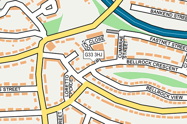 G33 3HJ map - OS OpenMap – Local (Ordnance Survey) G33 3HJ map - OS OpenMap – Local (Ordnance Survey)