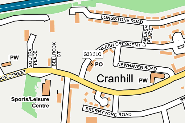 G33 3LQ map - OS OpenMap – Local (Ordnance Survey) G33 3LQ map - OS OpenMap – Local (Ordnance Survey)