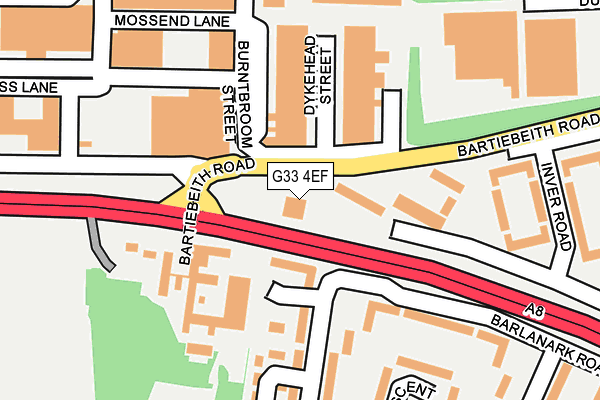 G33 4EF map - OS OpenMap – Local (Ordnance Survey) G33 4EF map - OS OpenMap – Local (Ordnance Survey)