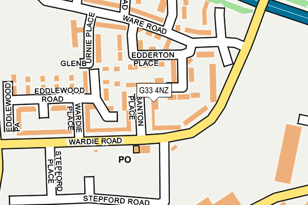 G33 4NZ map - OS OpenMap – Local (Ordnance Survey) G33 4NZ map - OS OpenMap – Local (Ordnance Survey)