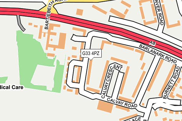 G33 4PZ map - OS OpenMap – Local (Ordnance Survey) G33 4PZ map - OS OpenMap – Local (Ordnance Survey)