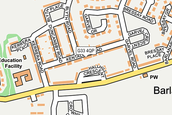 G33 4QP map - OS OpenMap – Local (Ordnance Survey) G33 4QP map - OS OpenMap – Local (Ordnance Survey)