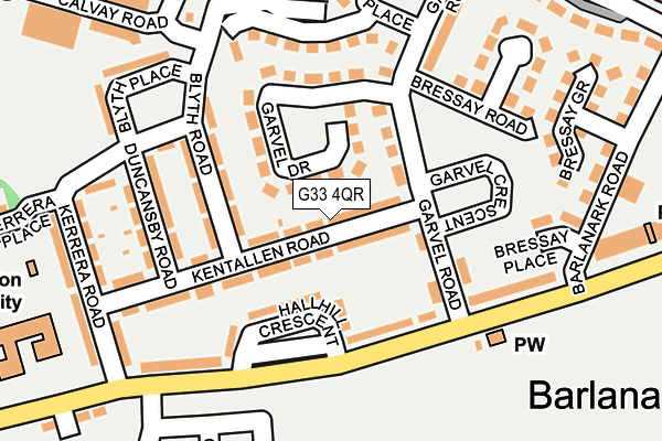 G33 4QR map - OS OpenMap – Local (Ordnance Survey) G33 4QR map - OS OpenMap – Local (Ordnance Survey)