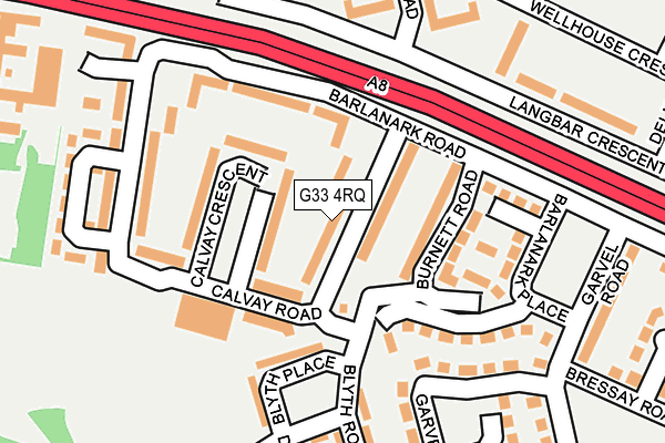 G33 4RQ map - OS OpenMap – Local (Ordnance Survey) G33 4RQ map - OS OpenMap – Local (Ordnance Survey)