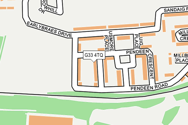 G33 4TQ map - OS OpenMap – Local (Ordnance Survey) G33 4TQ map - OS OpenMap – Local (Ordnance Survey)
