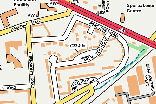 G33 4UA map - OS OpenMap – Local (Ordnance Survey) G33 4UA map - OS OpenMap – Local (Ordnance Survey)