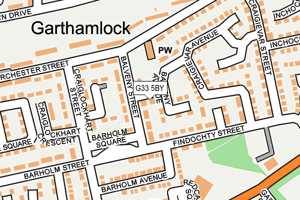 G33 5BY map - OS OpenMap – Local (Ordnance Survey) G33 5BY map - OS OpenMap – Local (Ordnance Survey)