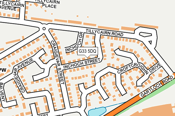 G33 5DQ map - OS OpenMap – Local (Ordnance Survey) G33 5DQ map - OS OpenMap – Local (Ordnance Survey)