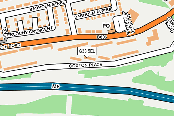 G33 5EL map - OS OpenMap – Local (Ordnance Survey) G33 5EL map - OS OpenMap – Local (Ordnance Survey)