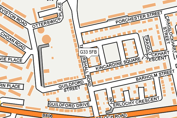 G33 5FB map - OS OpenMap – Local (Ordnance Survey) G33 5FB map - OS OpenMap – Local (Ordnance Survey)