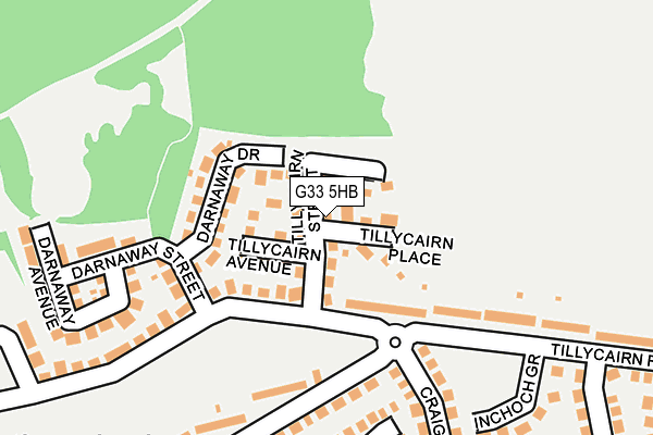 G33 5HB map - OS OpenMap – Local (Ordnance Survey) G33 5HB map - OS OpenMap – Local (Ordnance Survey)