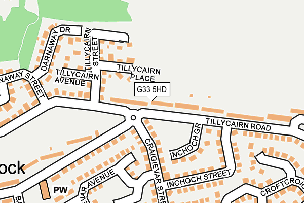G33 5HD map - OS OpenMap – Local (Ordnance Survey) G33 5HD map - OS OpenMap – Local (Ordnance Survey)