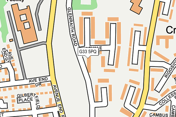 G33 5PQ map - OS OpenMap – Local (Ordnance Survey) G33 5PQ map - OS OpenMap – Local (Ordnance Survey)