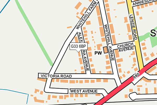 G33 6BP map - OS OpenMap – Local (Ordnance Survey) G33 6BP map - OS OpenMap – Local (Ordnance Survey)