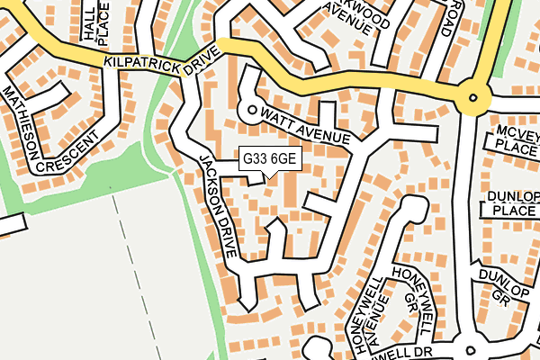 G33 6GE map - OS OpenMap – Local (Ordnance Survey) G33 6GE map - OS OpenMap – Local (Ordnance Survey)