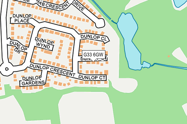 G33 6GW map - OS OpenMap – Local (Ordnance Survey) G33 6GW map - OS OpenMap – Local (Ordnance Survey)