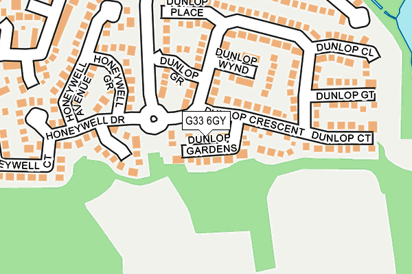 G33 6GY map - OS OpenMap – Local (Ordnance Survey) G33 6GY map - OS OpenMap – Local (Ordnance Survey)