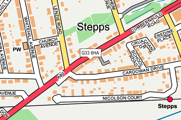 G33 6HA map - OS OpenMap – Local (Ordnance Survey) G33 6HA map - OS OpenMap – Local (Ordnance Survey)