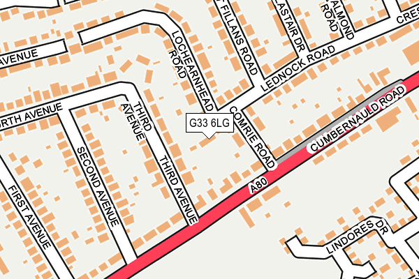 G33 6LG map - OS OpenMap – Local (Ordnance Survey) G33 6LG map - OS OpenMap – Local (Ordnance Survey)