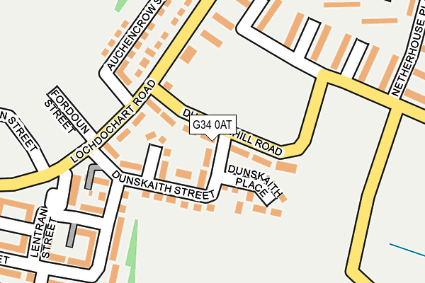 G34 0AT map - OS OpenMap – Local (Ordnance Survey) G34 0AT map - OS OpenMap – Local (Ordnance Survey)