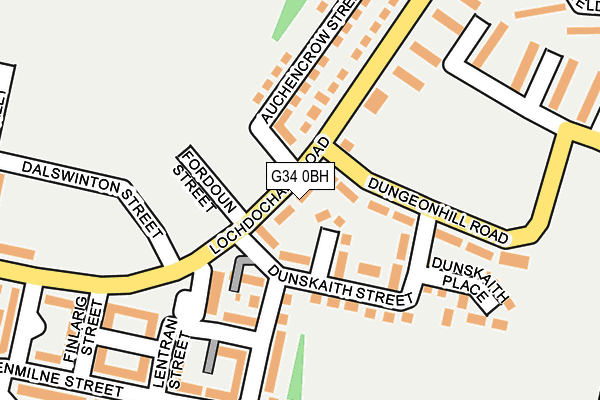 G34 0BH map - OS OpenMap – Local (Ordnance Survey) G34 0BH map - OS OpenMap – Local (Ordnance Survey)