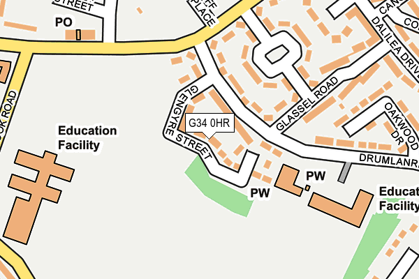 G34 0HR map - OS OpenMap – Local (Ordnance Survey) G34 0HR map - OS OpenMap – Local (Ordnance Survey)