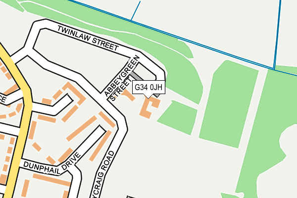 G34 0JH map - OS OpenMap – Local (Ordnance Survey) G34 0JH map - OS OpenMap – Local (Ordnance Survey)