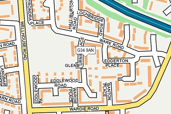 G34 9AN map - OS OpenMap – Local (Ordnance Survey) G34 9AN map - OS OpenMap – Local (Ordnance Survey)