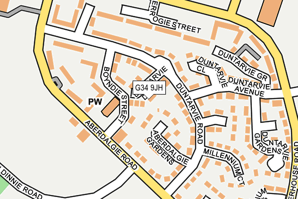 G34 9JH map - OS OpenMap – Local (Ordnance Survey) G34 9JH map - OS OpenMap – Local (Ordnance Survey)